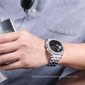 Business Watch for Men MEGIR 2091 Luxury Quartz Watches Stainless Steel Military Wrist Watches Men Clock Hour Time